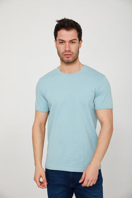 Cazador - CAZ 4618 STN. BİS LCY.SÜP. T-SHIRT S.BLUE