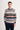 Slim Fit Akrilik Karışımlı Vintage Desenli Bisiklet Yaka Kazak - 33245 - Cazador