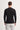 Slim Fit Viskon Karışımlı Basic Çizgi Desenli Polo Yaka Kazak - 33035 - Cazador