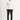 Slim Fit Viskon Karışımlı Basic Çizgi Desenli Polo Yaka Kazak - 33035 - Cazador