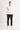 Slim Fit Viskon Karışımlı Basic Çizgi Desenli Polo Yaka Kazak - 33035 - Cazador